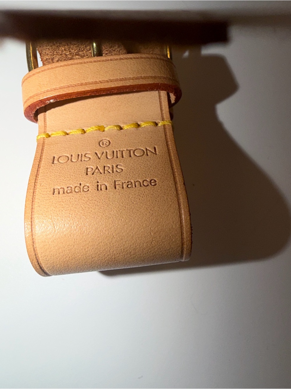 EUC- Louis Vuitton Vachetta leather luggage tag and poignet set- - Picture 3 of 12